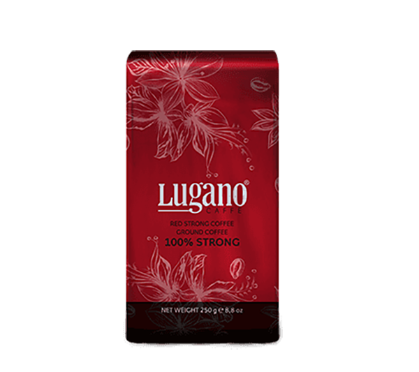 Lugano Red Strong Ground Coffee