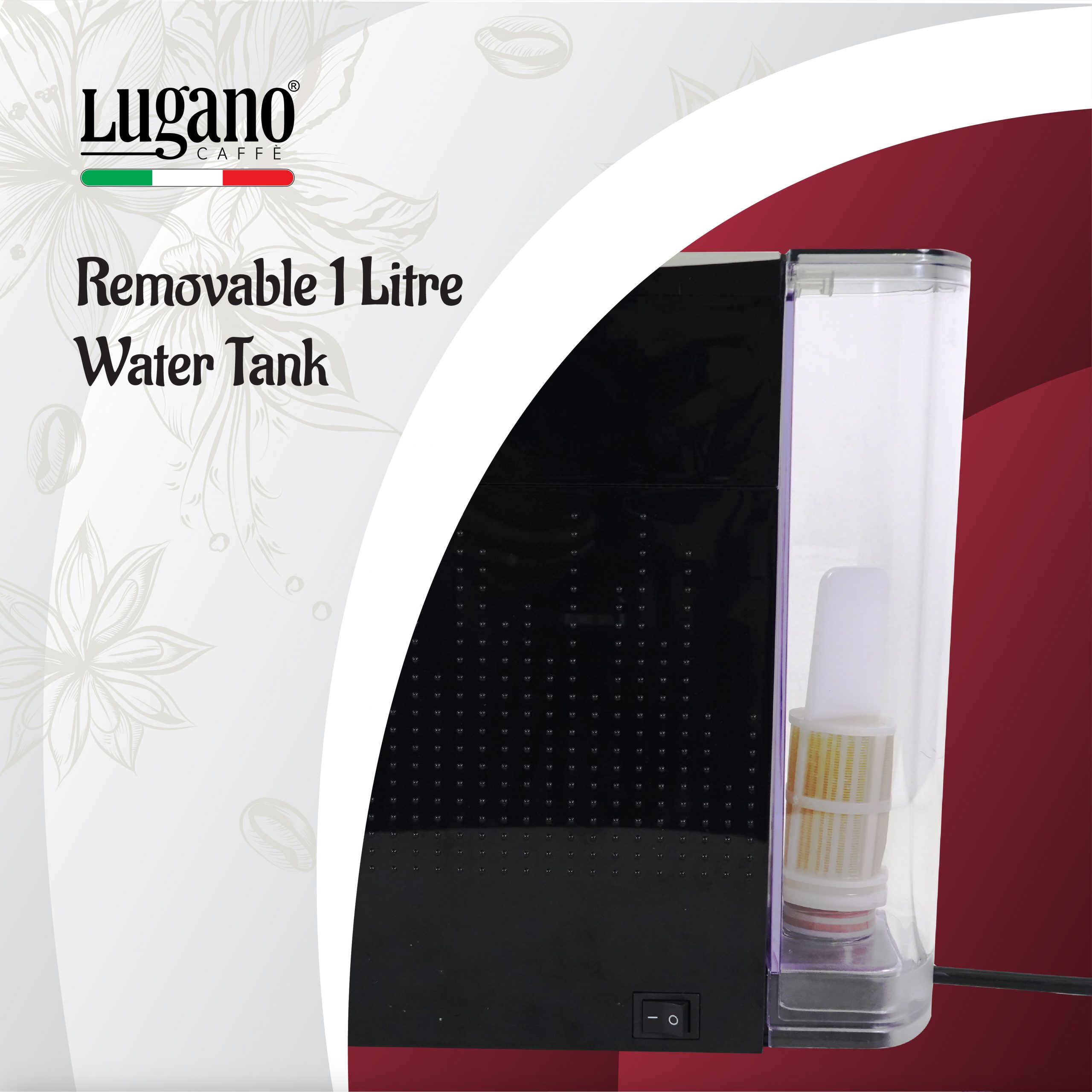 Lugnao Creativa Machine Removable Water Tank