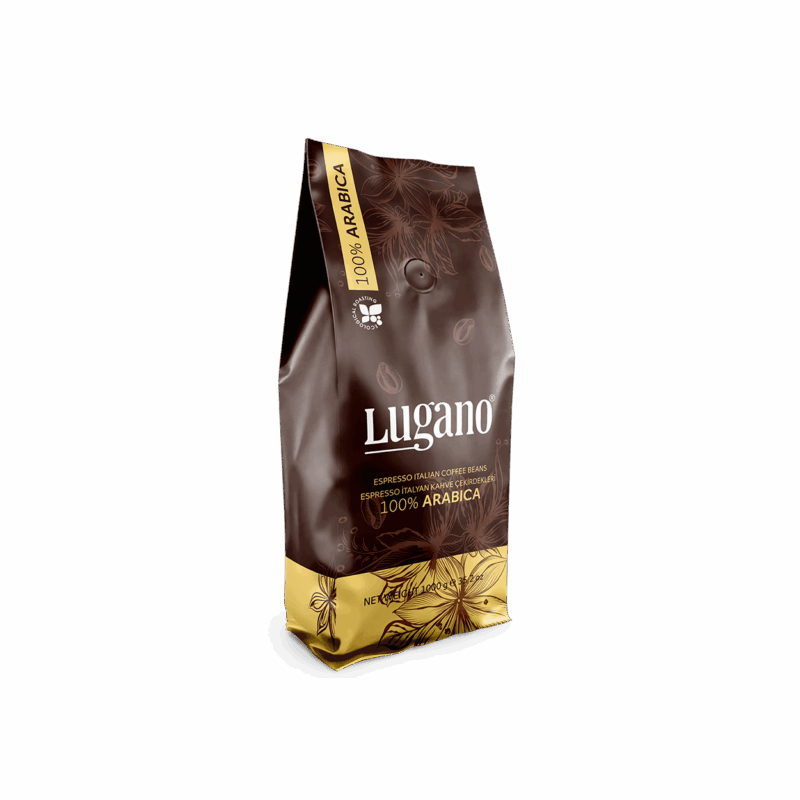 Lugano Caffè Arabica Espresso Coffee Beans 1 Kg pack
