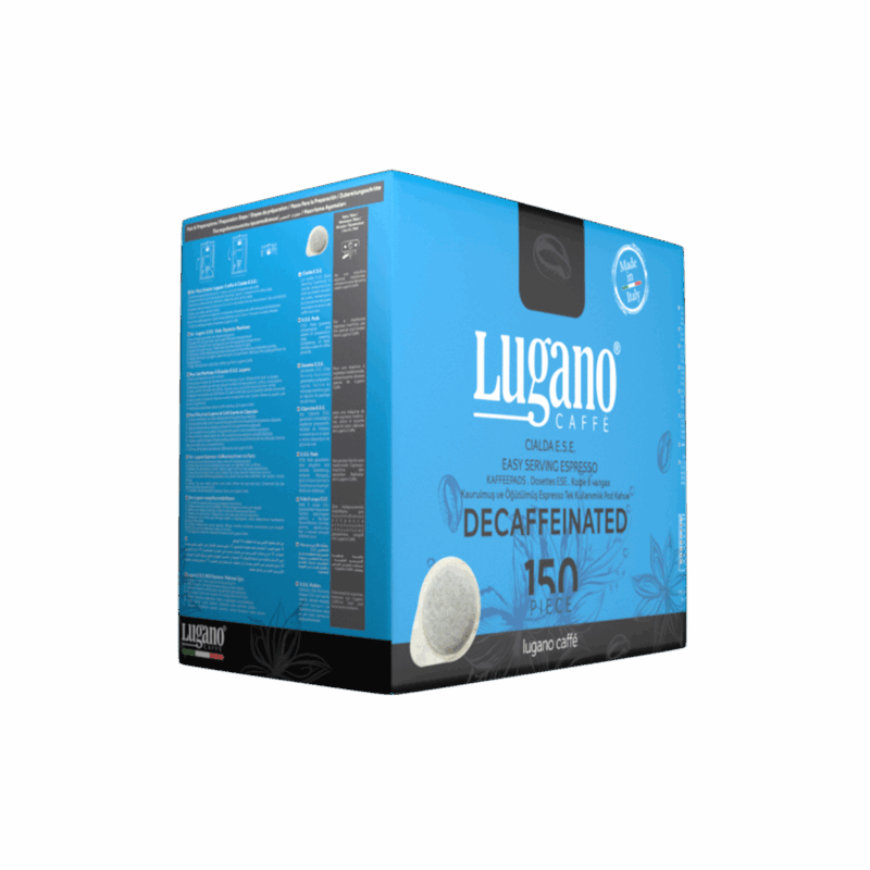 Lugano Caffè Decaffeinated Espresso Pod 150 pcs Value Pack