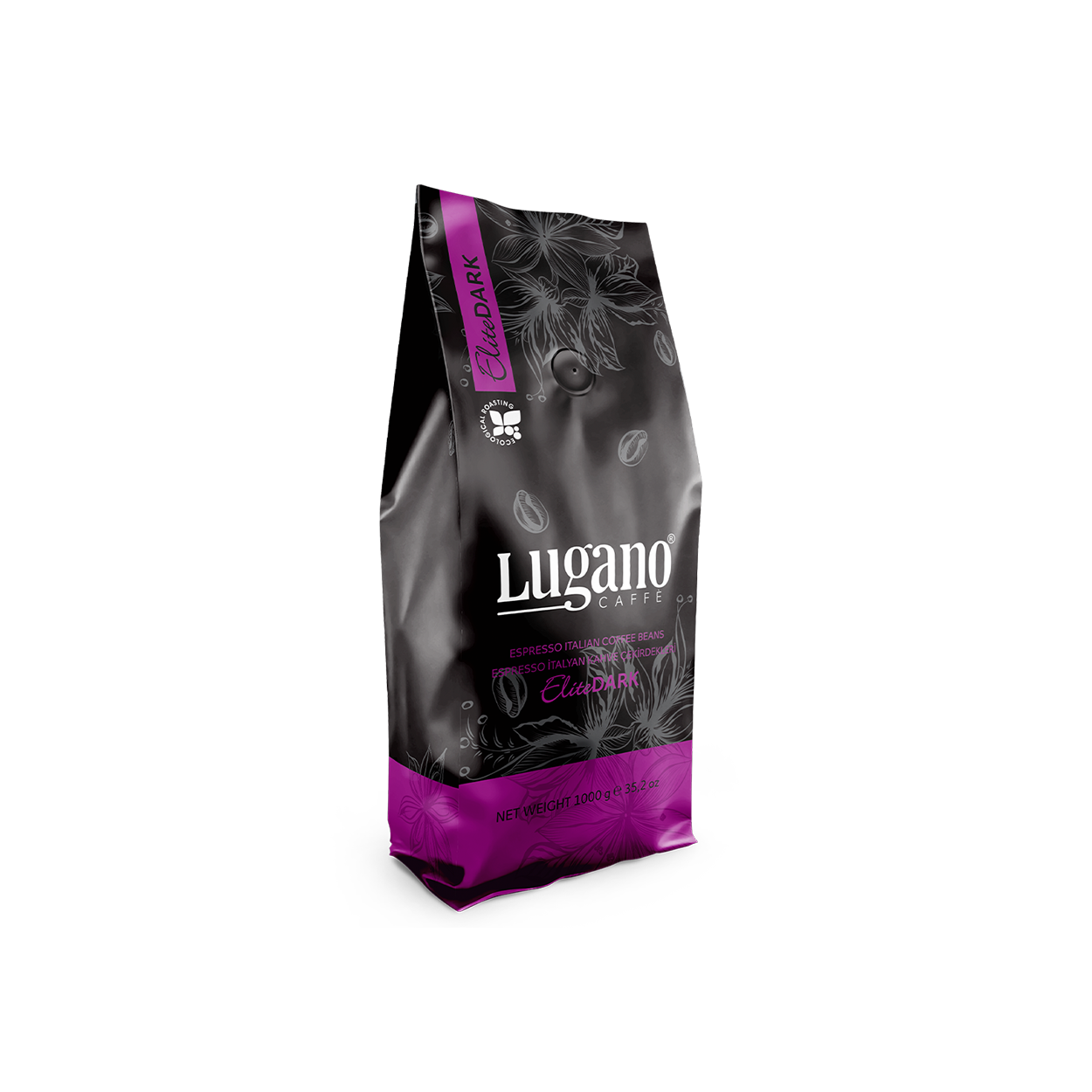 Lugano Caffè Elite Dark Espresso Coffee Beans 1 Kg pack Lugano Caffè Elite Dark Espresso Coffee Beans 1 Kg pack