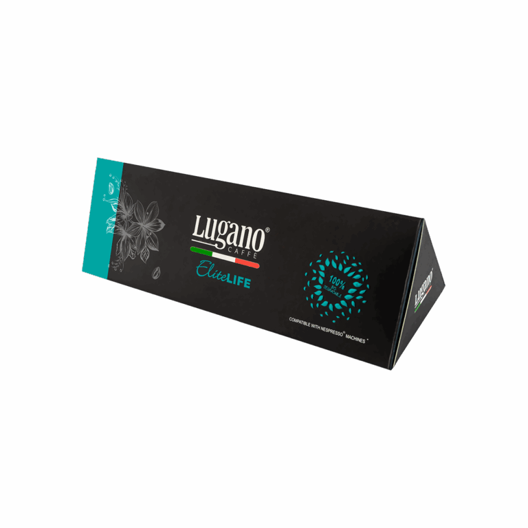 Lugano Caffè Elite Life Espresso Capsule Triangular Pack 10 Pcs