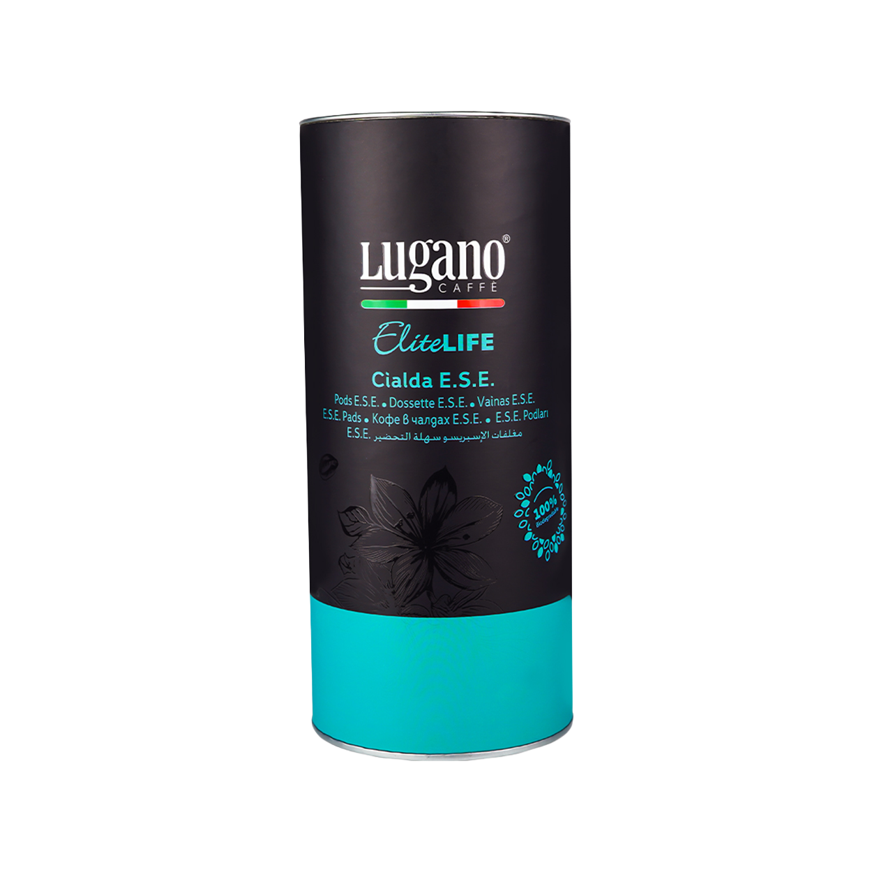 Lugano Caffè Elite Life Espresso Pod 18 pcs cylinder pack Lugano Caffè Elite Life Espresso Pod 18 pcs cylinder pack