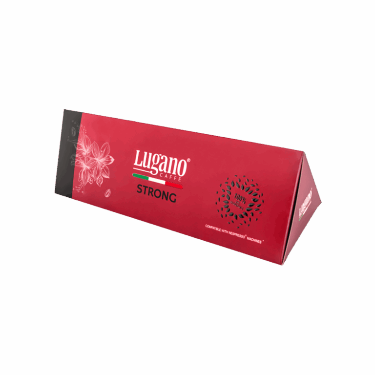 Lugano Caffè Strong Espresso Capsule Triangular Pack 10 Pcs