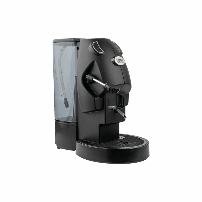 Lugano Uno Baby Espresso Machine Black Mat Color front side