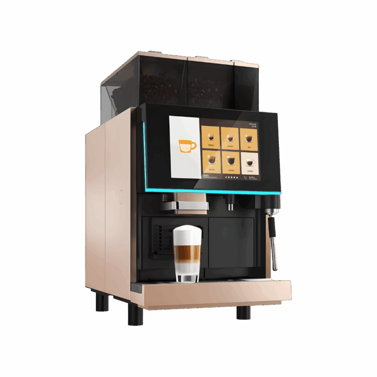 Lugano Vivace Full Automatic Coffee Machine left side 2