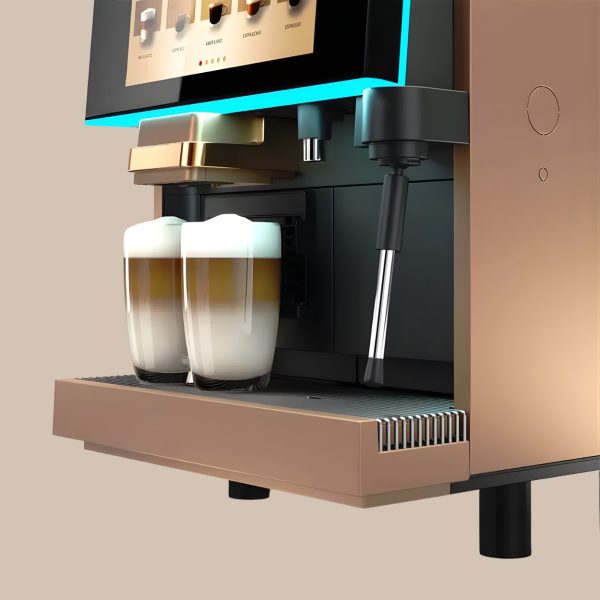 Lugano Vivace Full Automatic Coffee Machine double cup preparation simultaneousl)